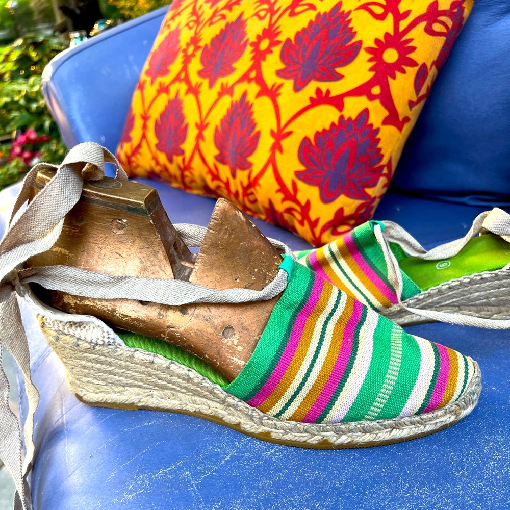 Elena Solano Espadrille’s, Size 9, Vintage 1988